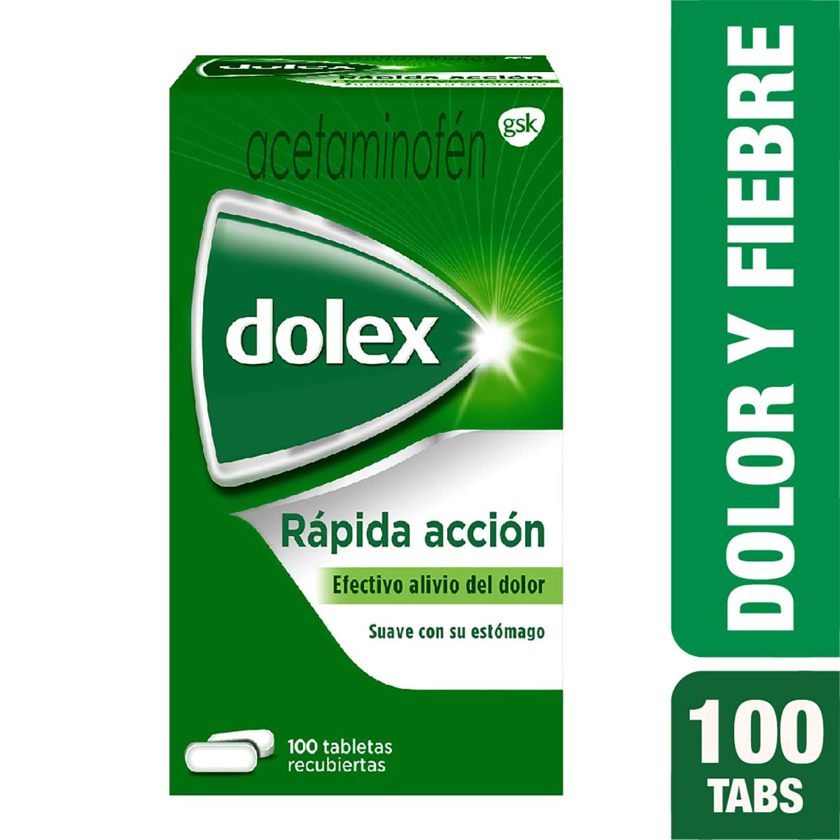 Dolex Analgésico Alivio Del Dolor y La Fiebre X100 Tabs Theme