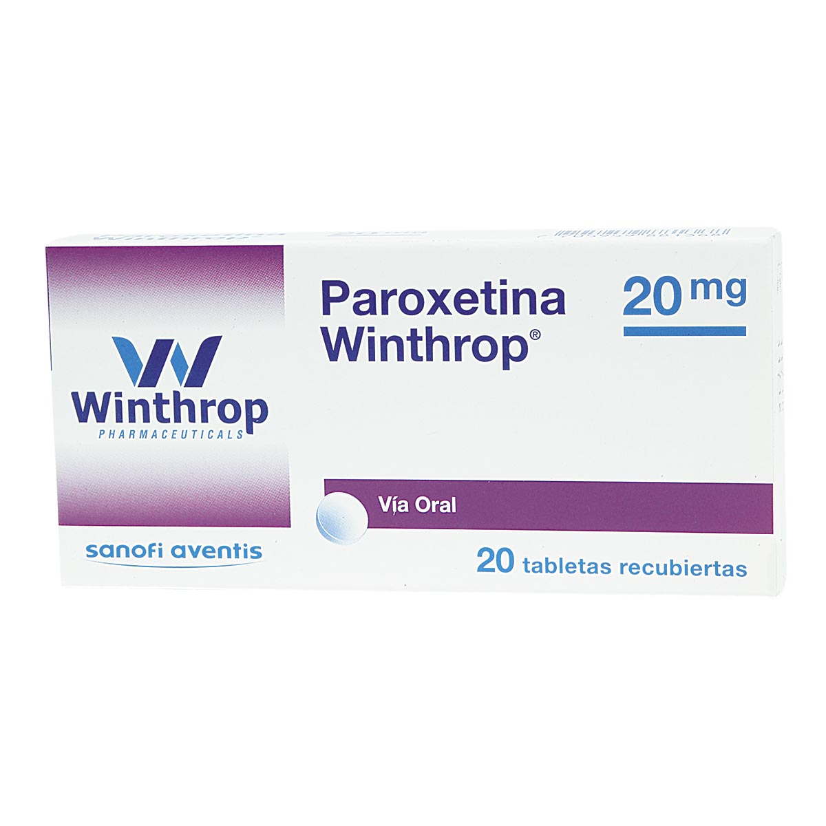 Paroxetina 20 Mg Tableta Recubierta Genfar Theme Farmacias Theme