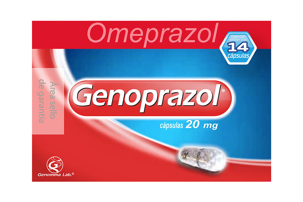 Genoprazol 20 mg Caja Con 14 Cápsulas Farma Chex