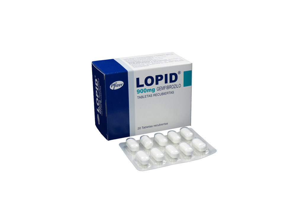 LOPID 900 Mg Caja Con 20 Tabletas Recubiertas Farma Chex