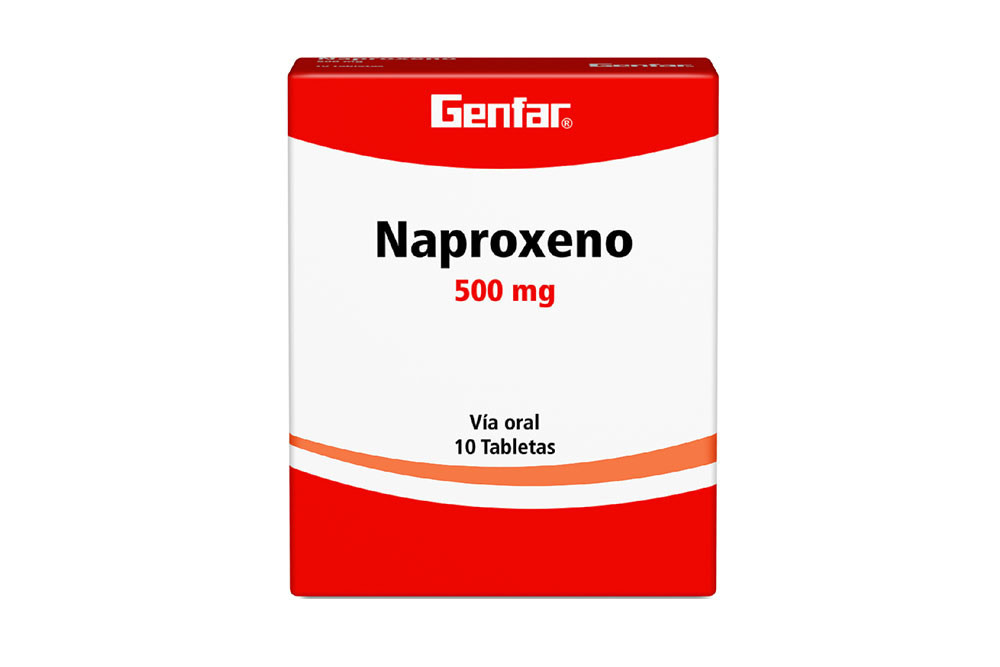 Naproxeno Mg Caja Con Tabletas Genfar Farma Chex