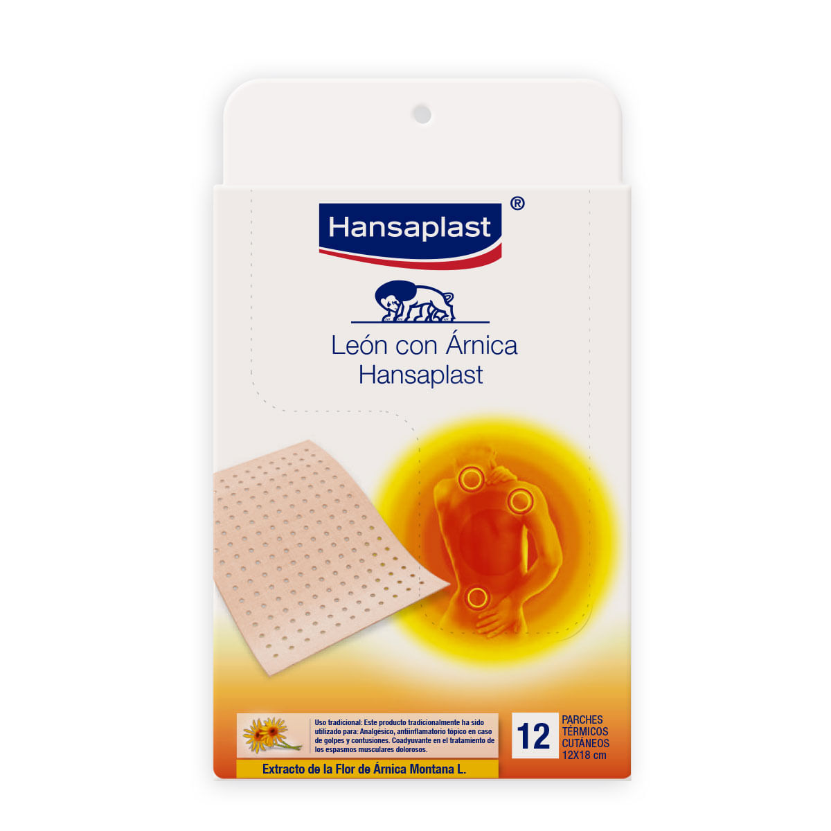 Hansaplast Med Parche Calor Talla PequeÑa 2 Unidades 10x15 Cm