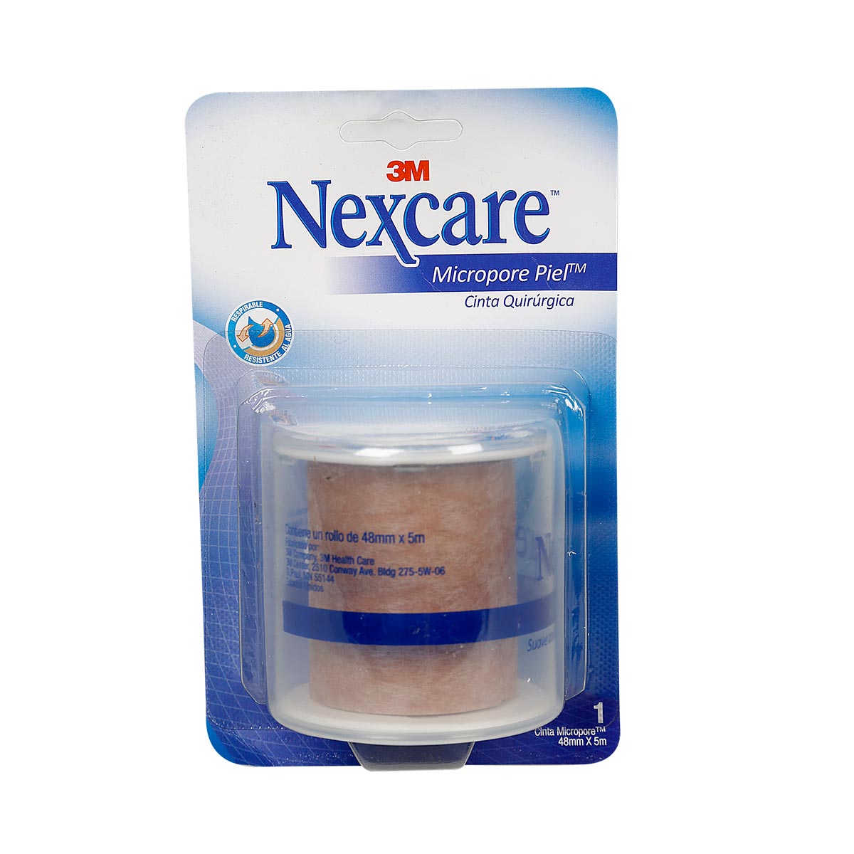 Micropore Nexcare 3m 24x3 Blanco x 1 und