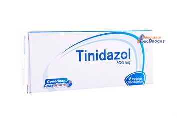 TINIDAZOL CP 500 MG X 8 TABLETAS