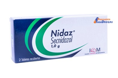 NIDAZ 1 GR (SECNIDAZOL) 2 TABLETAS ICOM