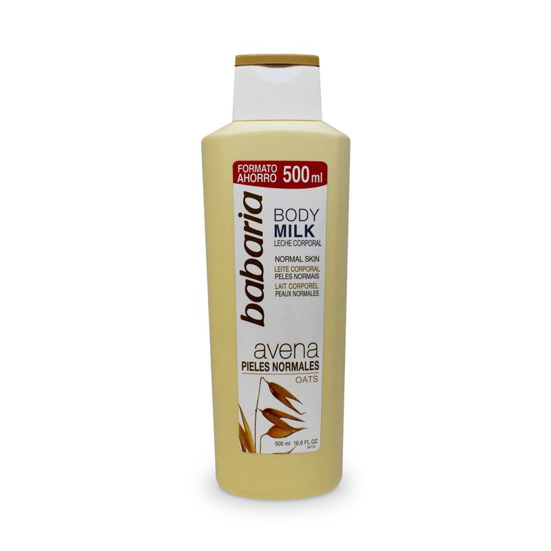 CREMA BABARIA BODY MILK AVENA 500 ML