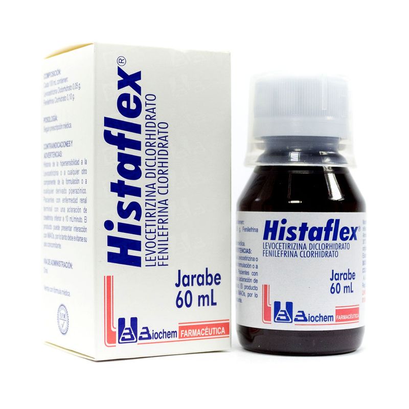 Histaflex Jarabe Caja Con Frasco Por 60 Ml