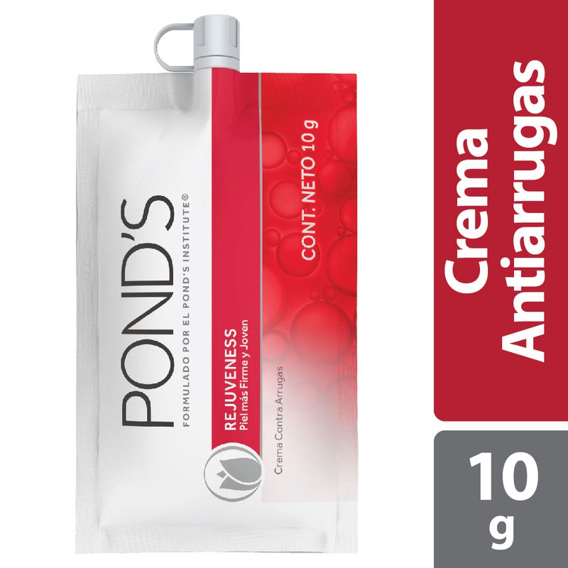 CREMA PONDS REJUVENESS 10 SACHETS POR 1 UNIDAD