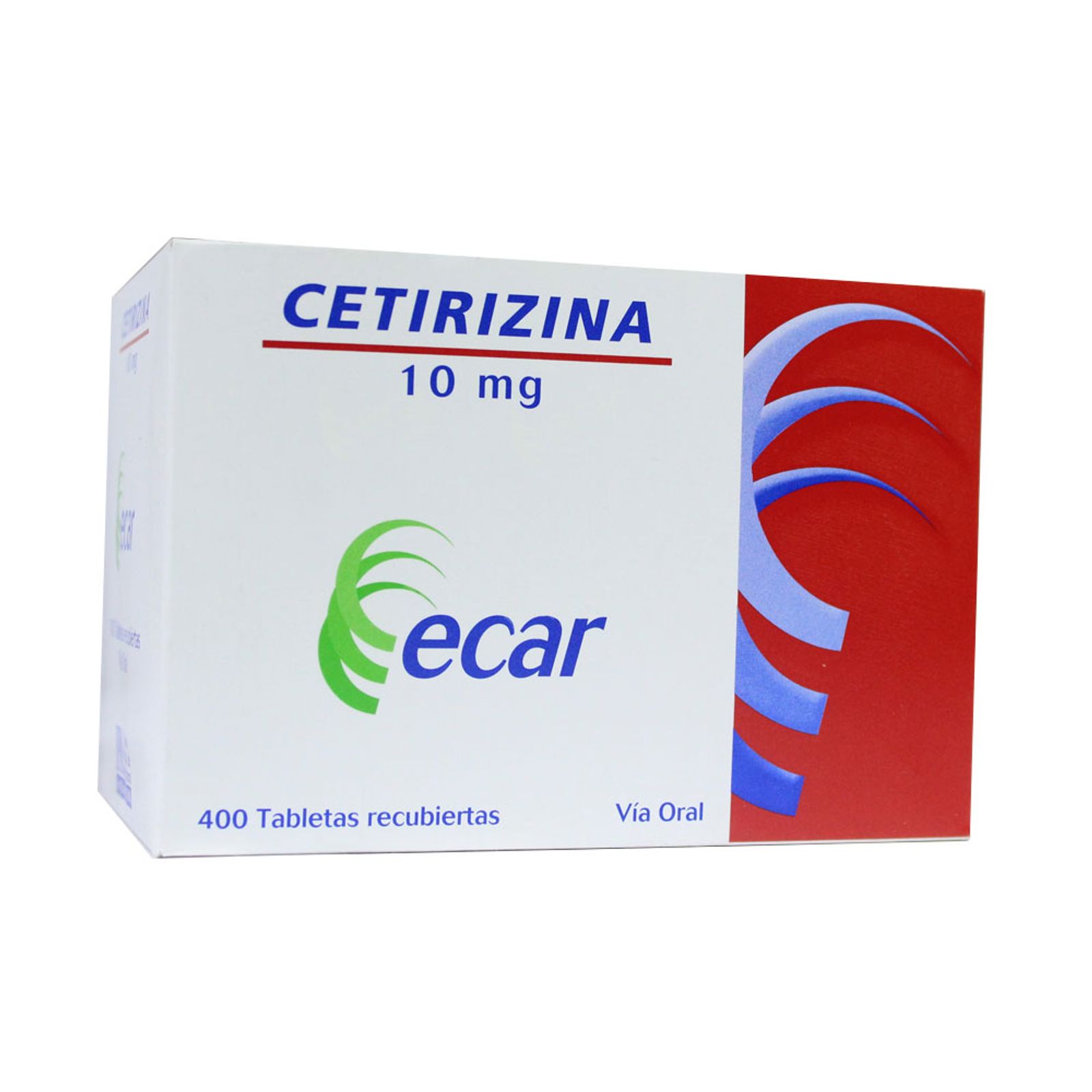 Cetirizina 10 Mg Ecar Caja De 400 Tabletas