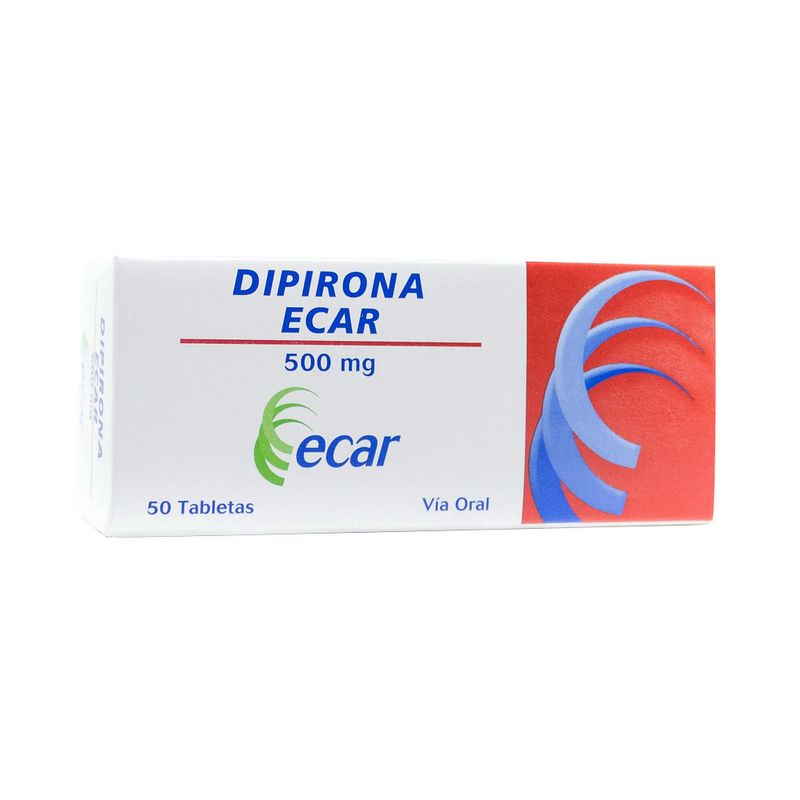 F DIPIRONA 500 MG 50 TABLETAS EC POR 10 UNIDADES