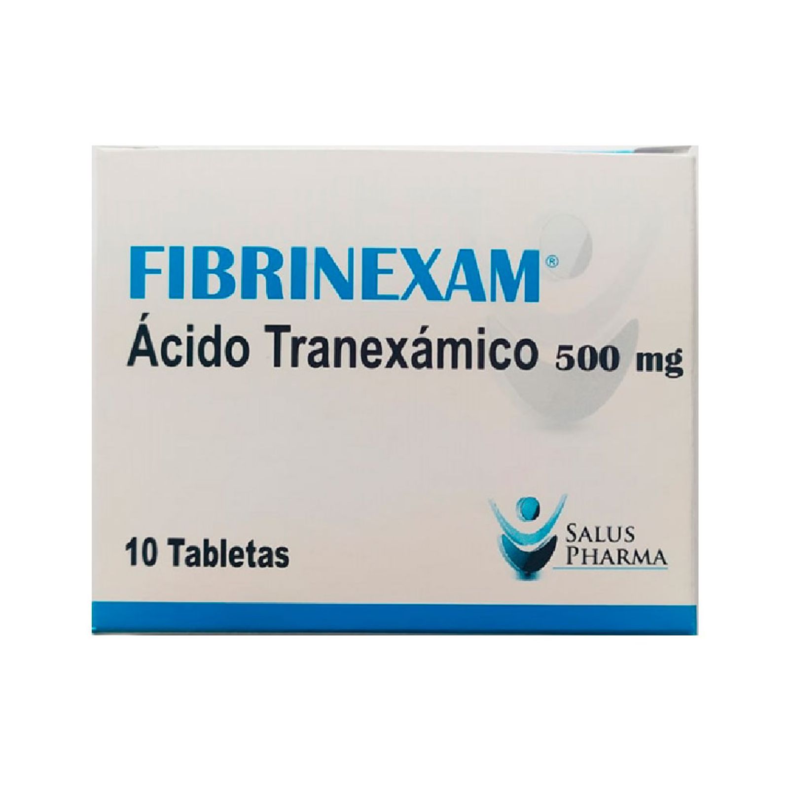 Fibrinexam 500 mg Caja Con 10 Tabletas Rx Rx4