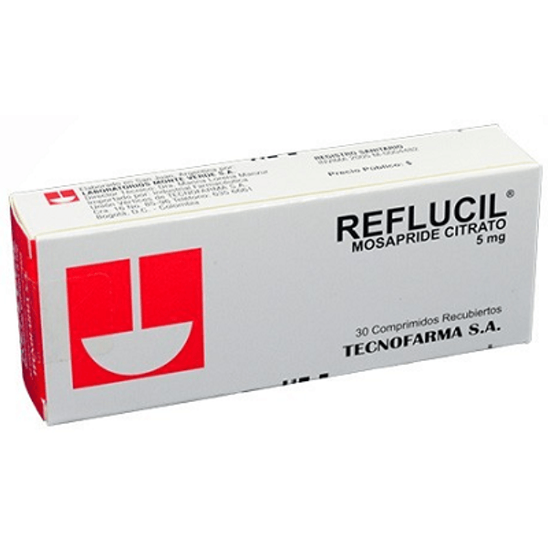 Reflucil 5 Mg Caja X 30 Comprimidos