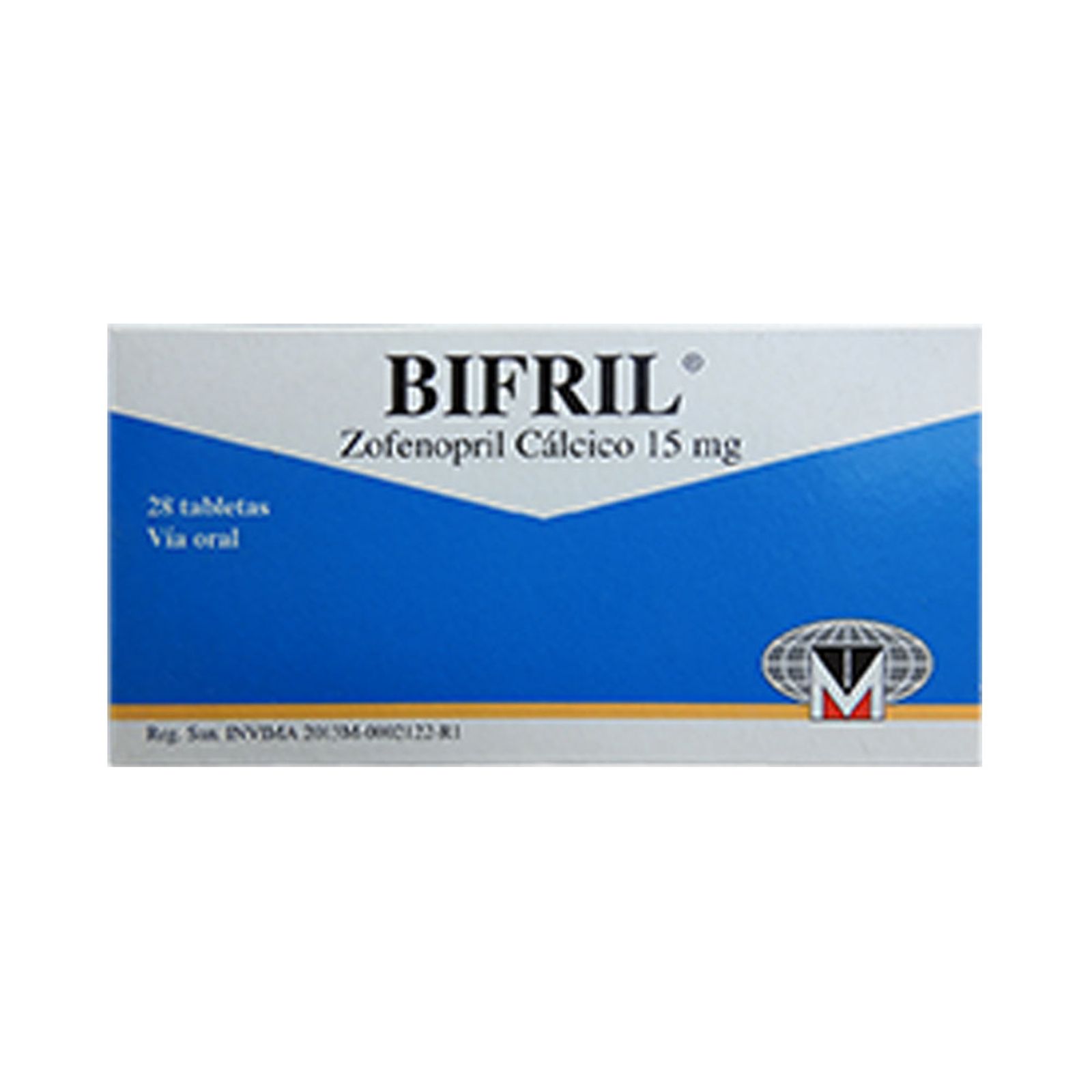 Bifrin 15 mg Caja Con 28 Tabletas
