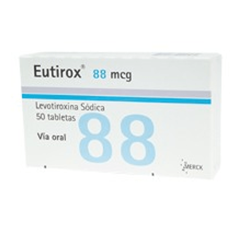 Eutirox 88 Mcg Caja X 50 Tabletas