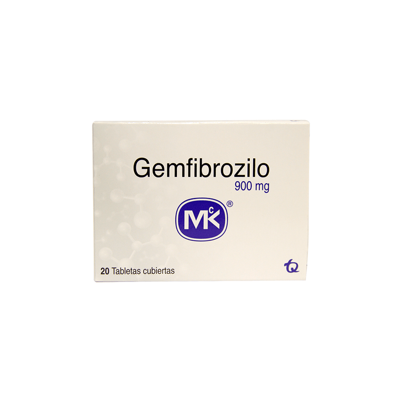 GEMFIBROZILO MK 900 MG X 20 TABLETAS