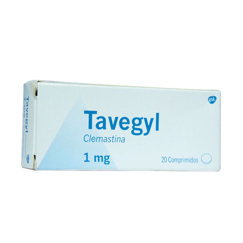 Tavegyl 1 Mg Caja Con 20 Comprimidos