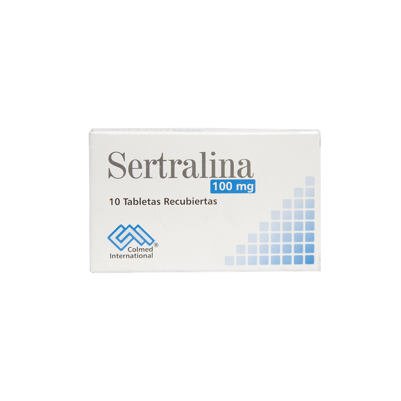 Sertralina 100 Mg Caja Con 10 Tabletas