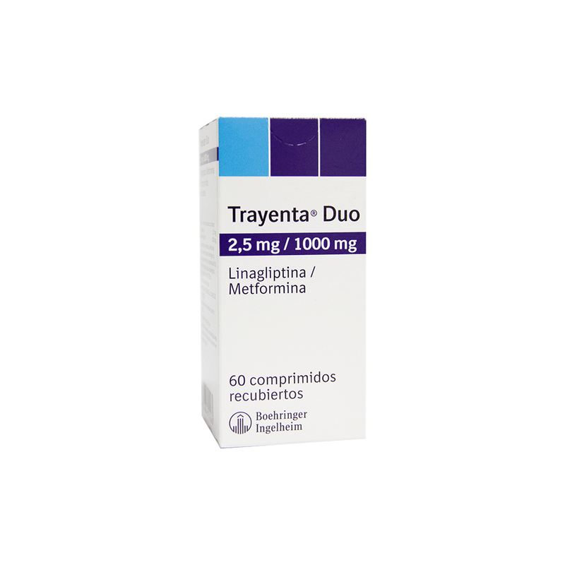 Trayenta Duo 2.5/1000Mg Caja X 60 Tab