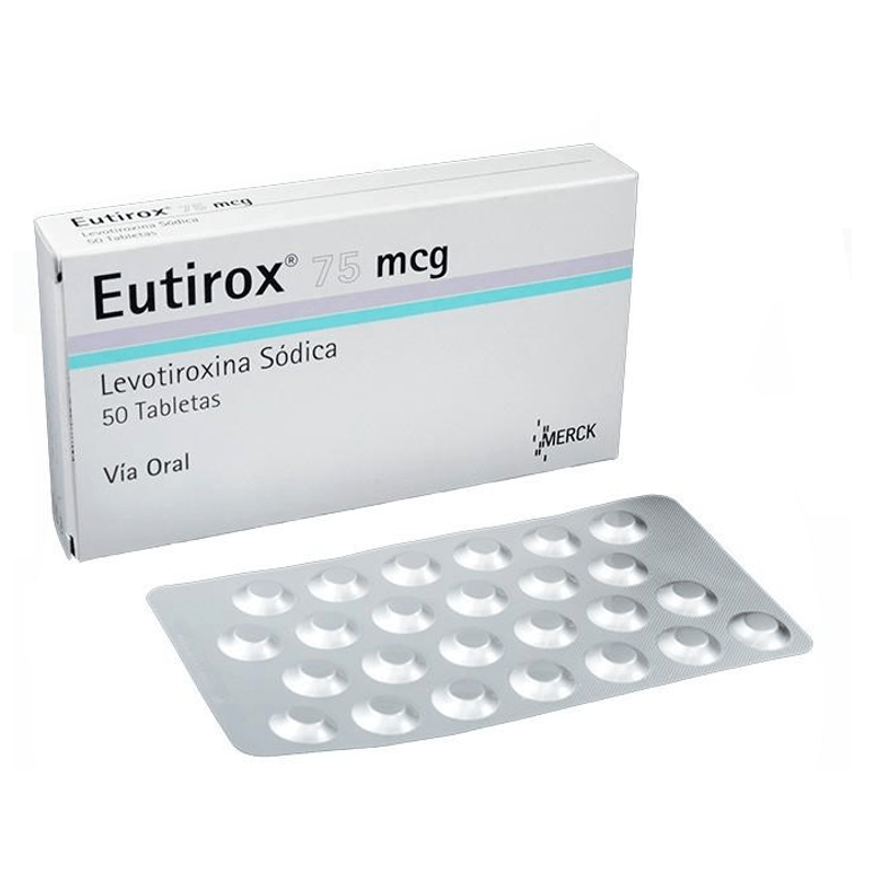 Eutirox 75Mcg Caja X 50 Tabletas