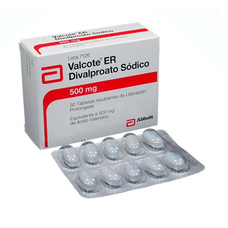 Valcote Er 500Mg Caja X 30 Tabletas