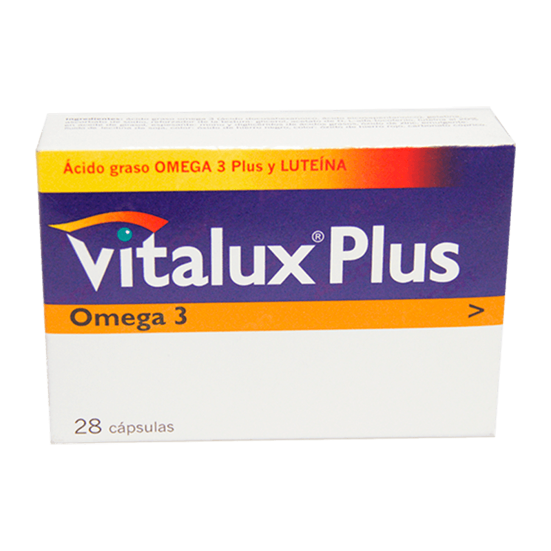 Vitalux Plus Omega 3 Caja Con 28 Cápsulas