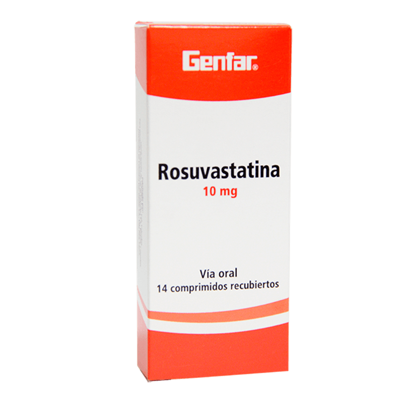 Rosuvastatina 10 mg Caja Con 14 Cápsulas Blandas