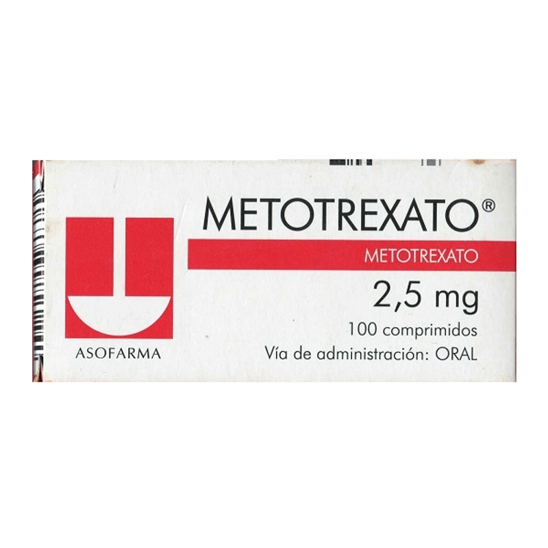 Metotrexato 2.5 Mg Caja Con 100 Tabletas