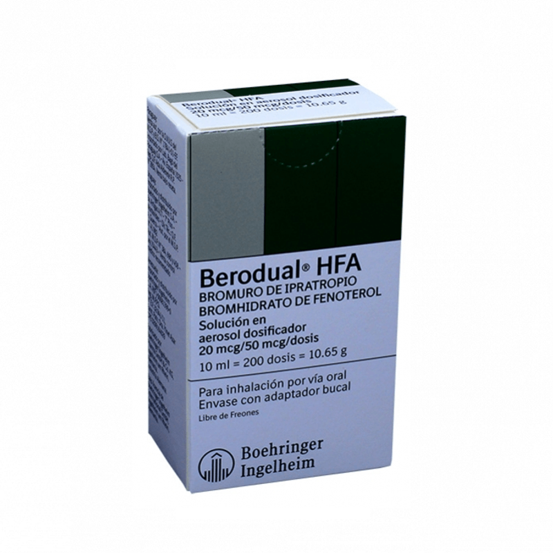 Berodual Aerosol Dos 0,020Mg/0,50Mg 10Mm