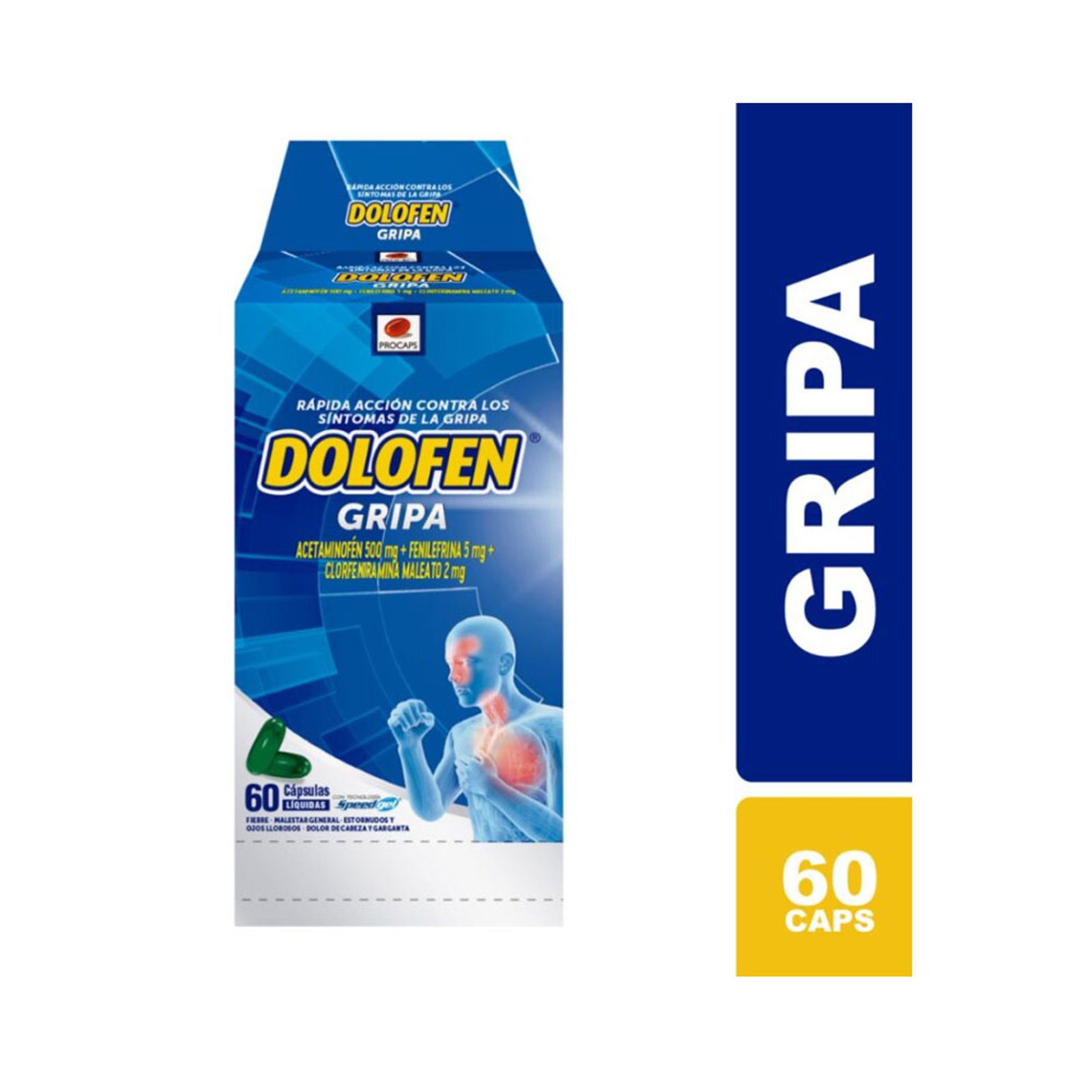 Dolofen Gripa Caja 60 Capsulas