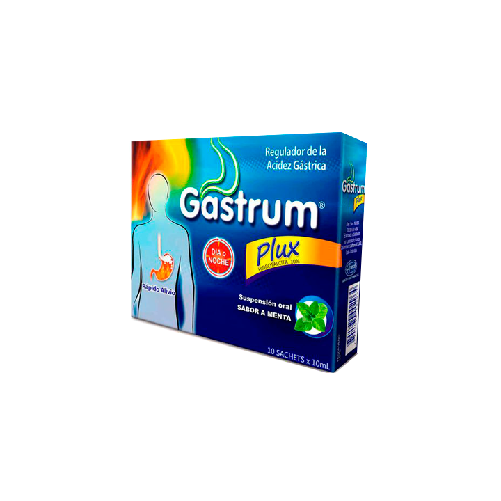 F GASTRUM PLUS MENTA 10 SACHETS 10 ML POR 1 UNIDAD (LR)