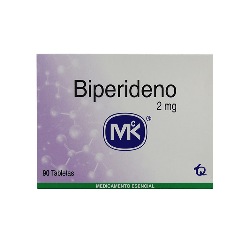 Biperideno Mk 2Mg Caja X 90 Tabletas