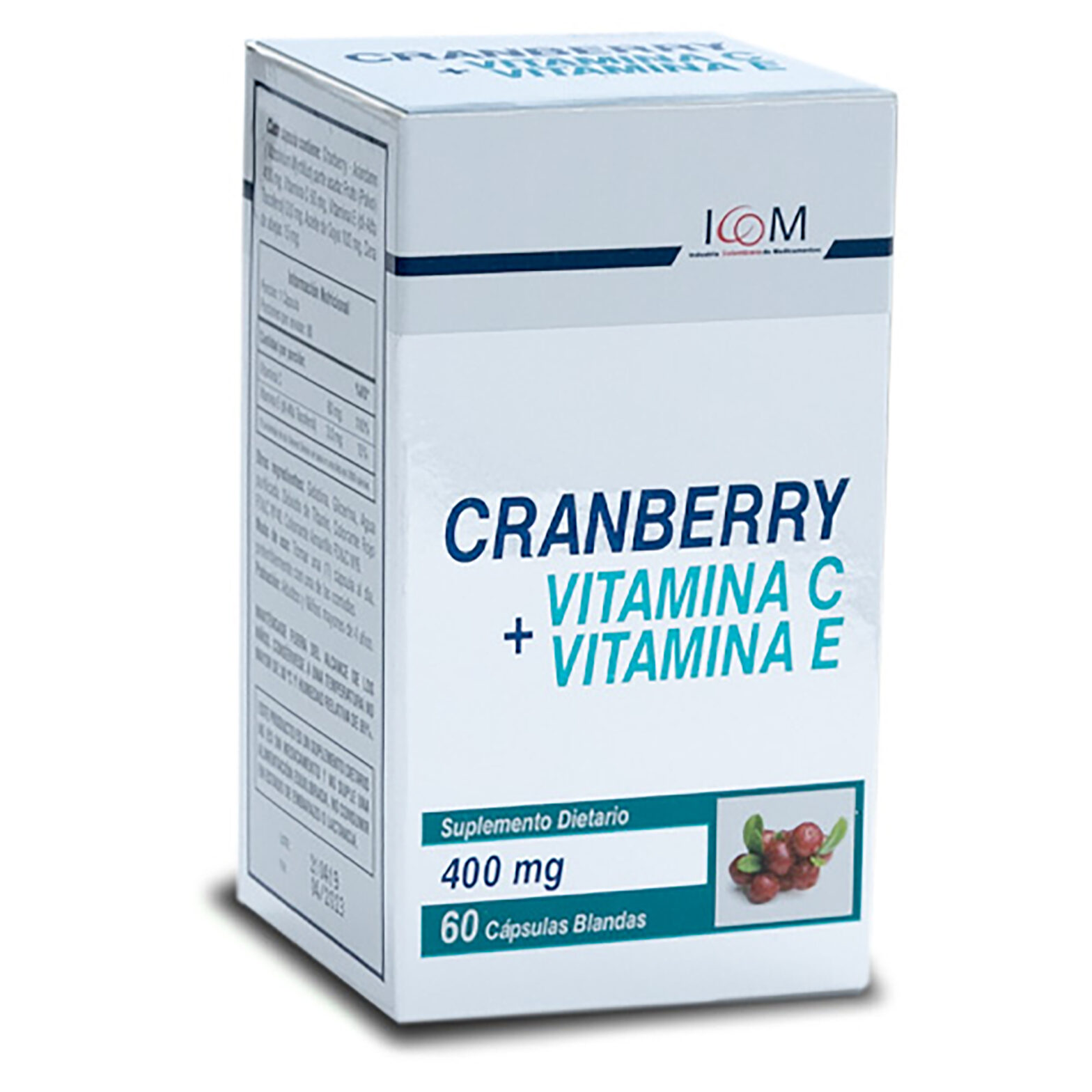 CRANBERRY VITAMINA C Y E 60 CAPSULAS ICOM