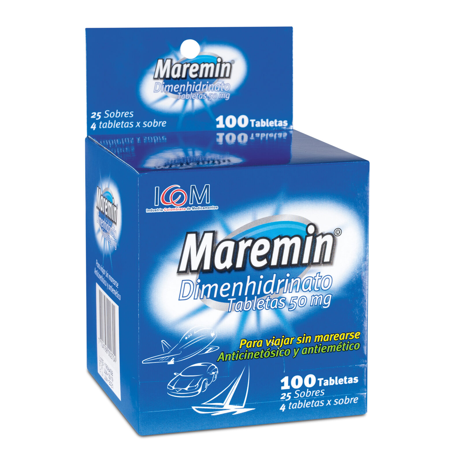 MAREMIN 50 MG 100 TABLETAS – (LR) – 4 UNIDADES (AGO)