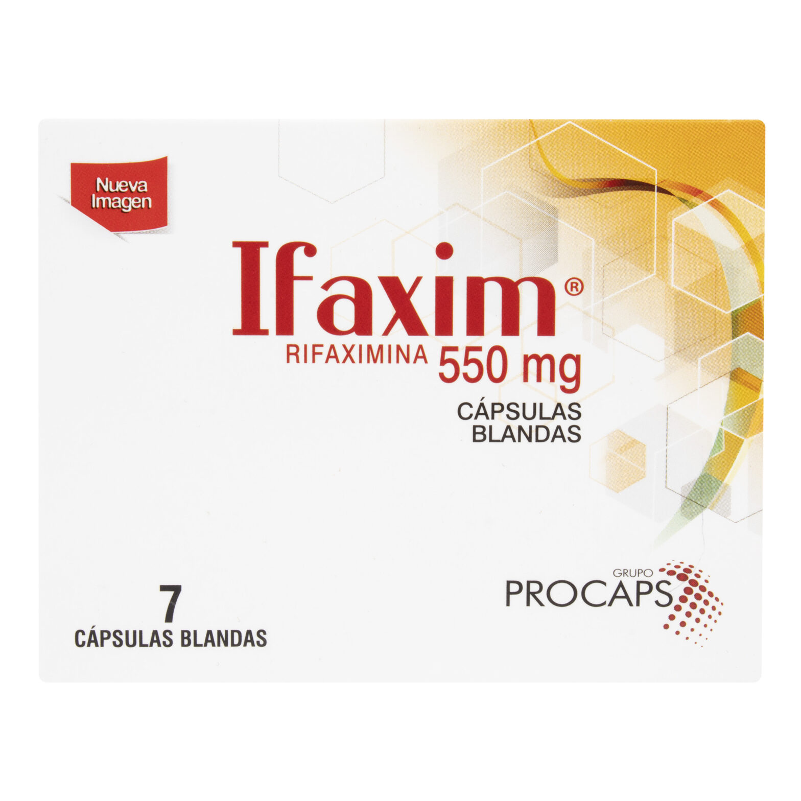 IFAXIM 550 MG 7 TABLETAS