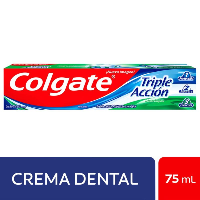 CREMA DENTAL COLGATE TRIPLE ACCION 75 GR