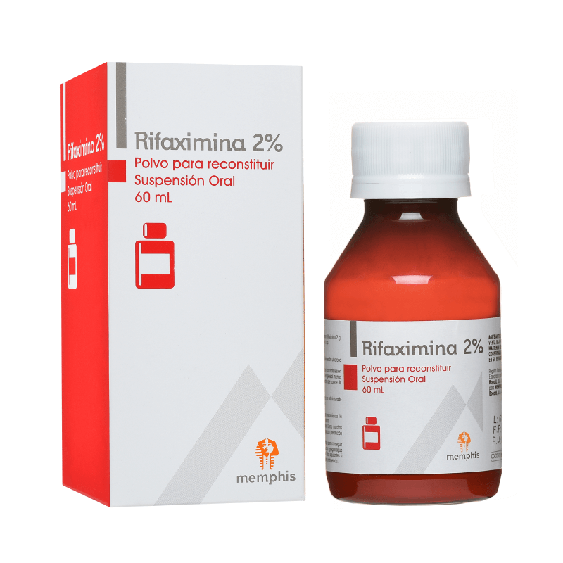 Rifaximina 2% Susp Oral Frasco 60 Ml Memphis Rx Rx2