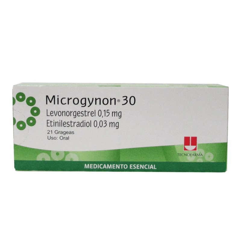 Microgynon 30 X 21 Grageas