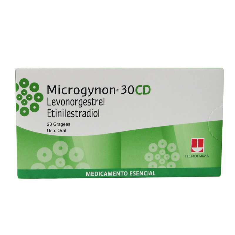 Microgynon 30 Cd X 28 Grageas