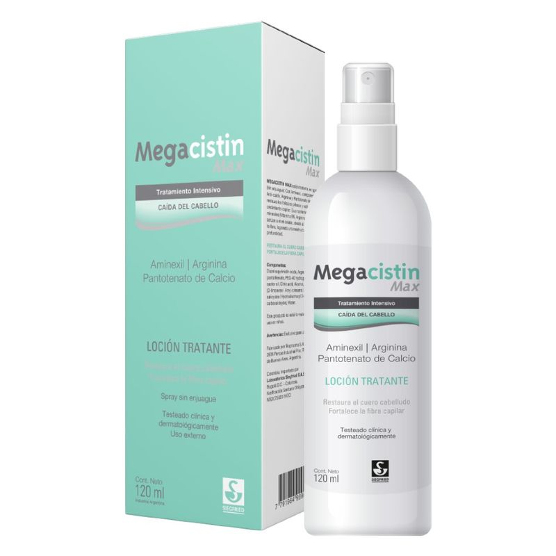 MEGACISTIN MAX LOCION EN SPRAY X 120 ML