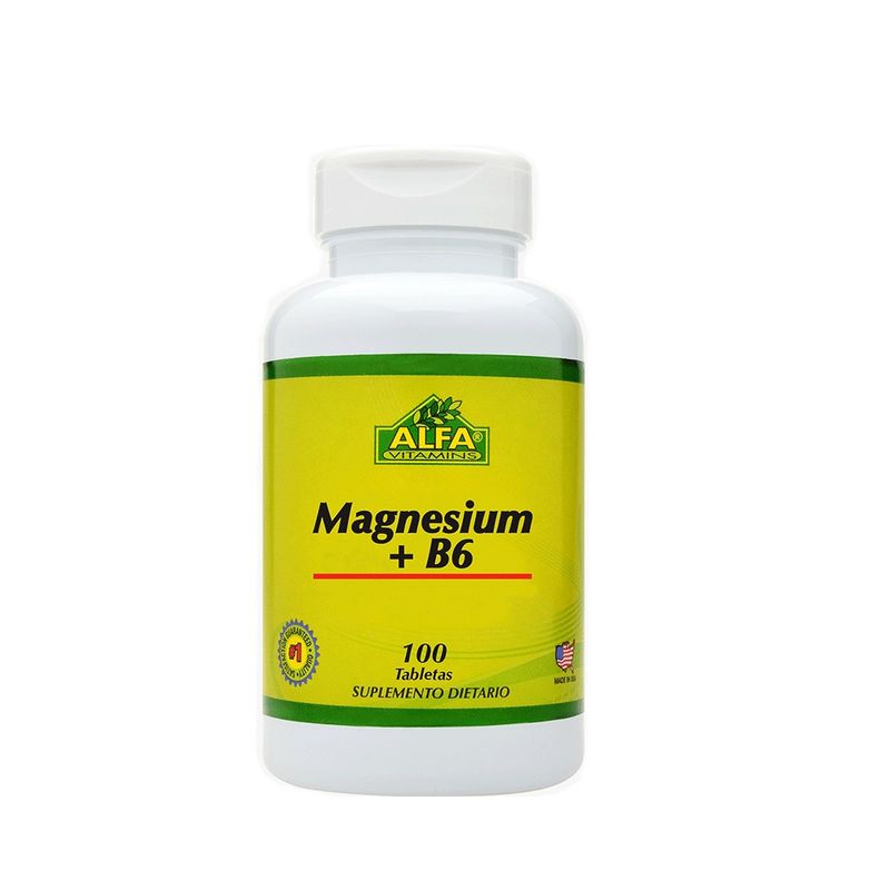 Magnesium + B6 Alfa Vitamins X 100 Tabletas