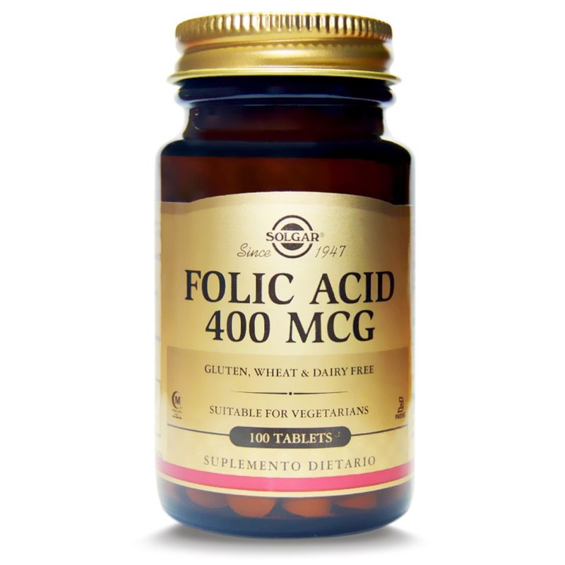 Folic Acid 400Mg X 100 Tabletas