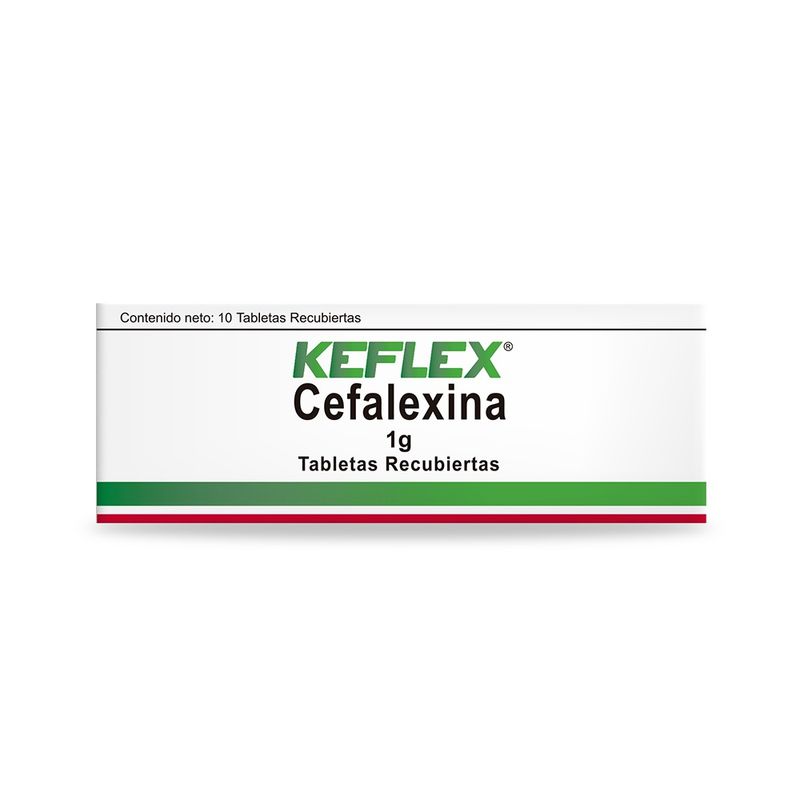 Keflex 1G Caja X 10 Tabletas