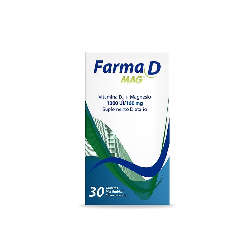 Farma D Mag 1000Ui/160Mg X 30 Tabletas