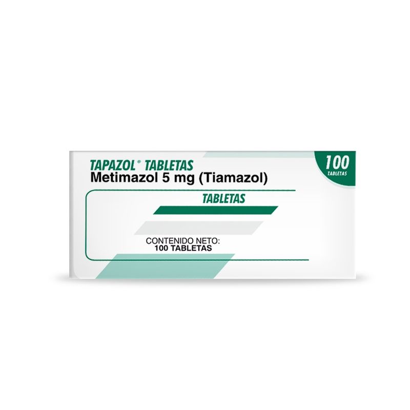 Tapazol 5Mg Caja X 100 Tabletas