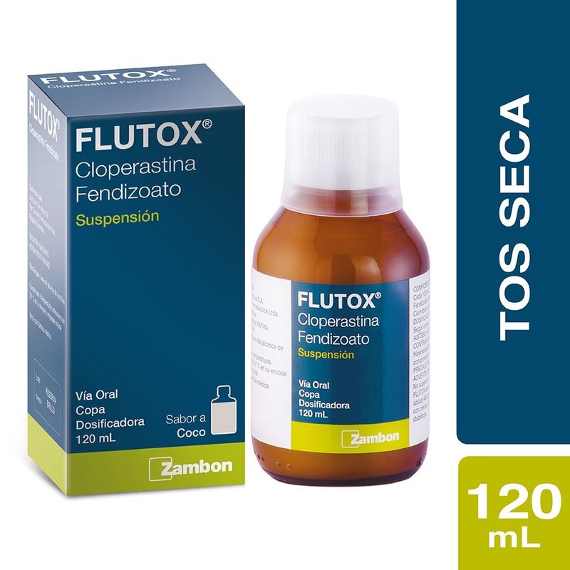 Flutox Suspension Sabor Coco Frasco X 120Ml