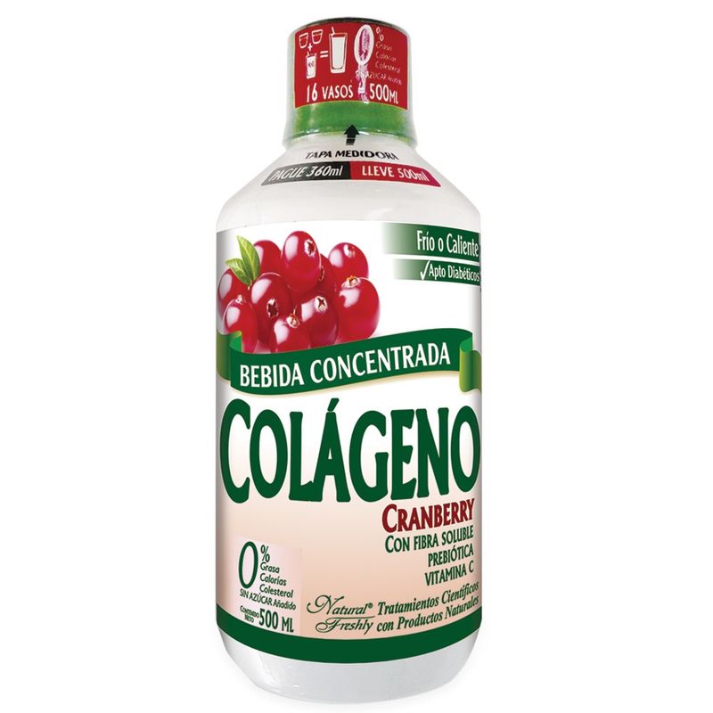 Oferta Bebida Concentrada Colageno Cranberry Pague 360 Lleve 500Ml