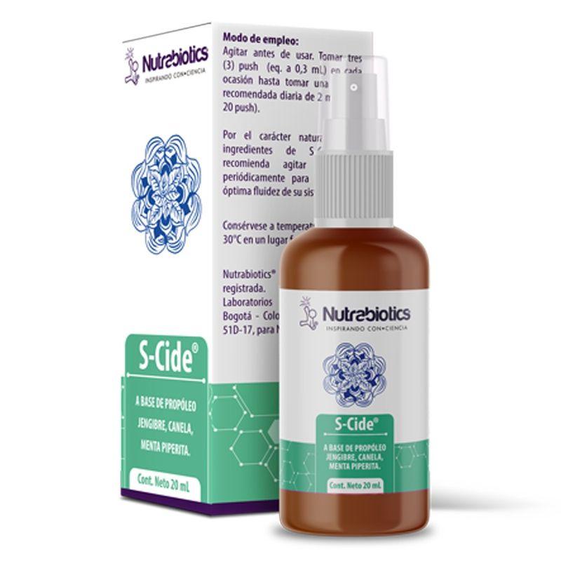S-Cide Nutrabiotics Spray Bucal X 20Ml