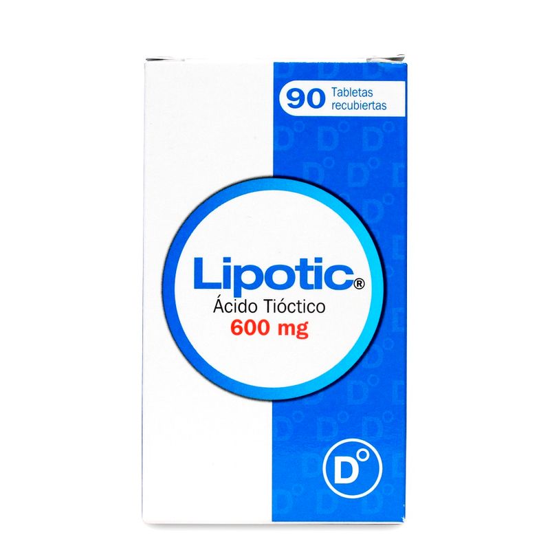 Lipotic 600Mg X 90 Tabletas Recubiertas