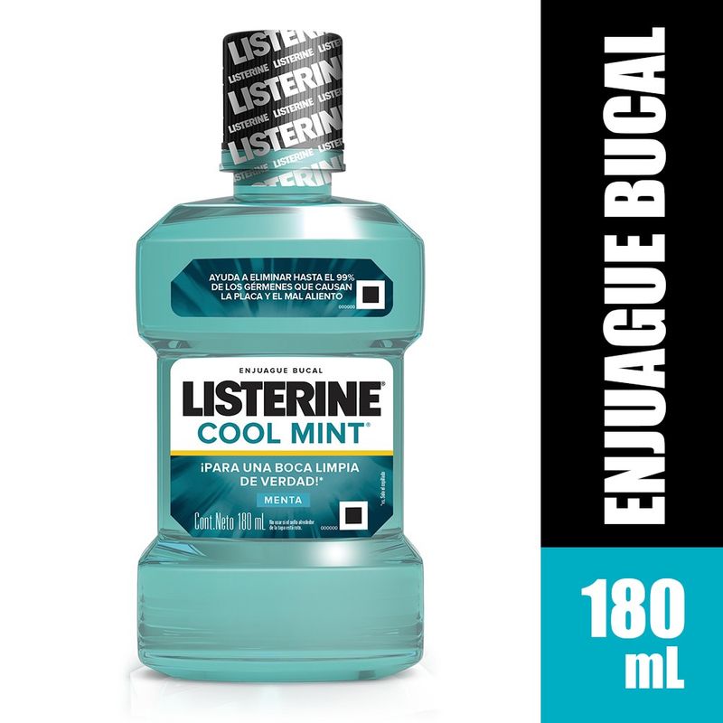 LISTERINE COOL MINT 180 ML