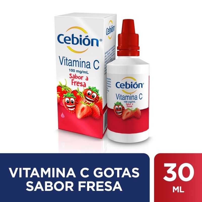 Cebion Vitamina C Gotas Fresa X 30Ml